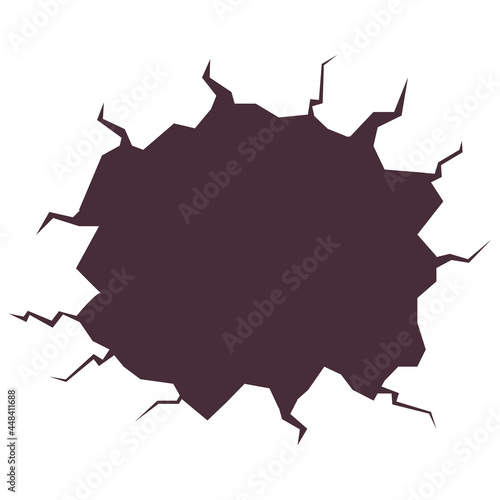 cracked wall icon