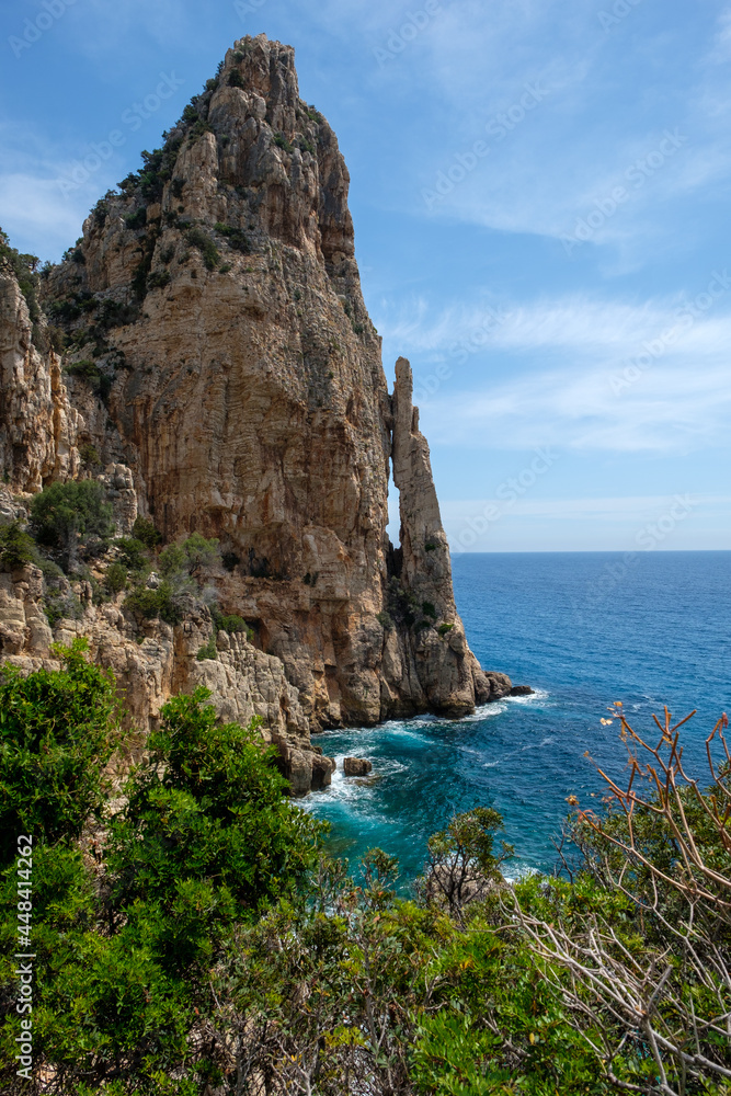 Punta Pedra Longa bei Baunei Sardinien Italien