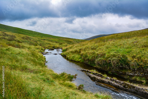 River in the Brecon Beacons national park in South Wales photo