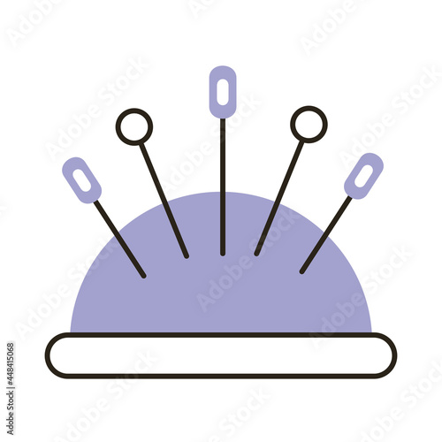 pincushion with pins
