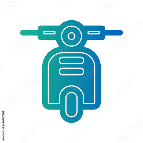 Vespa scooter icon