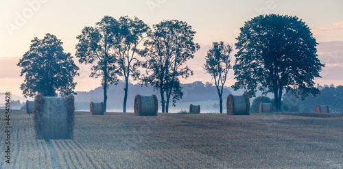 Fototapeta Naklejka Na Ścianę i Meble -  View of the Masurian fields.