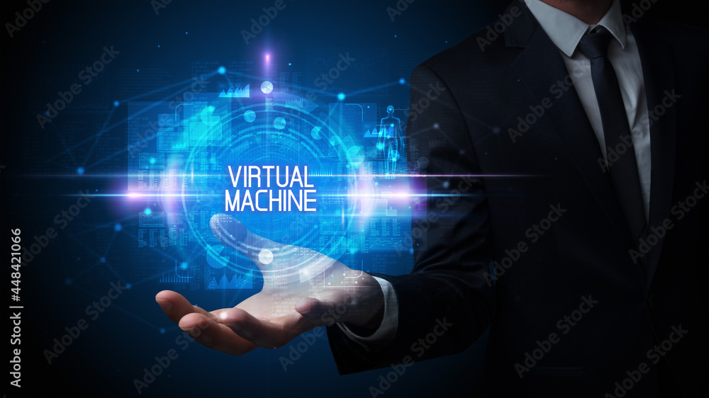 Man hand holding digital technology concept Man hand holding digital technology concept