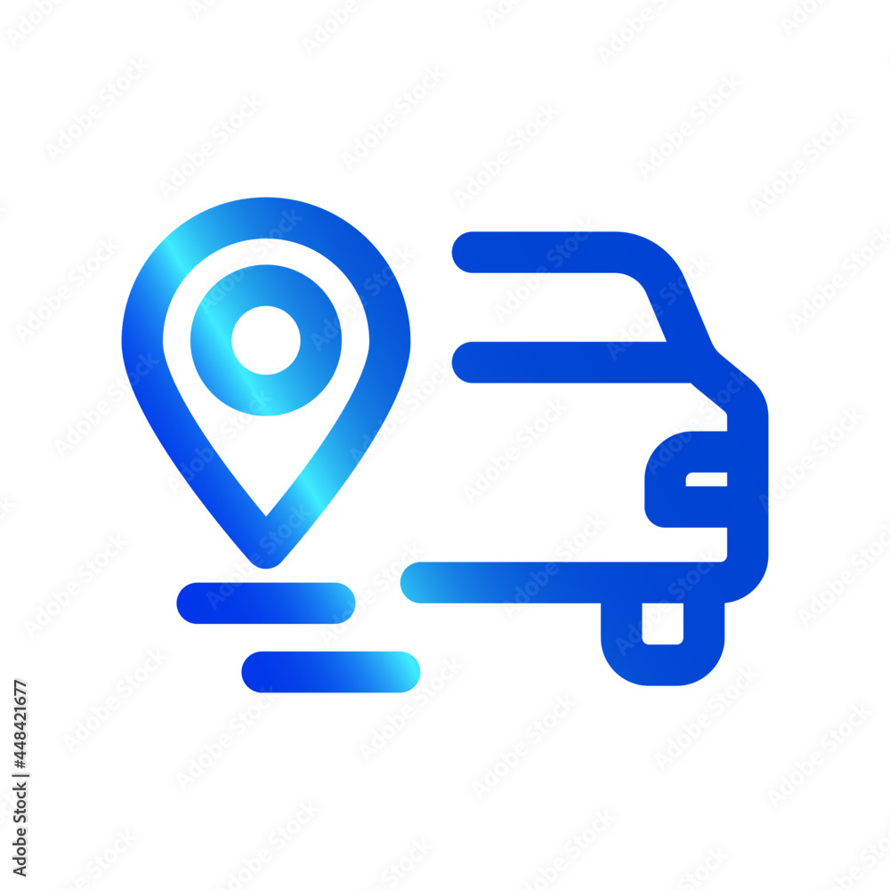 Online taxi icon Online taxi icon