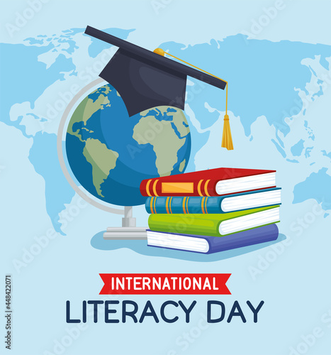poster of literacy day photo