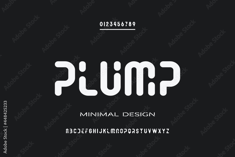 font alphabet creative font and numbers design concept. vector illustration Vector of colorful stylized Vector of colorful stylized
