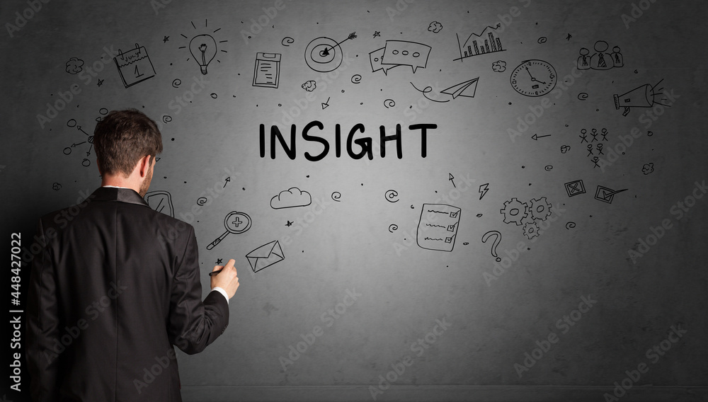 businessman drawing a creative idea sketch businessman drawing a creative idea sketch