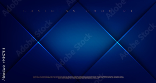 Abstract navy dark blue color X letter with light effected cuts background for poster, website and design concepts. Vector illustration eps 10.