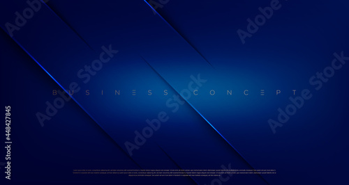 Abstract navy dark blue color with light effected cuts background for poster, website and design concepts. Vector illustration eps 10.