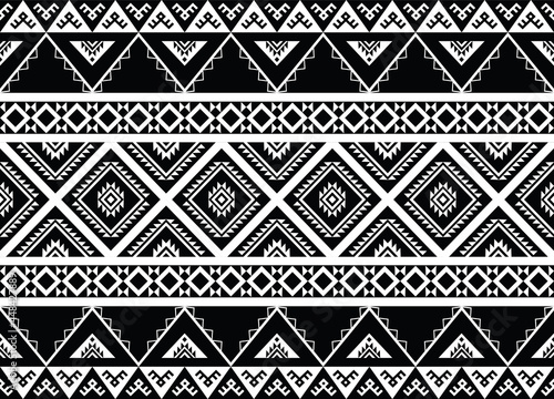 Geometric ethnic oriental ikat pattern traditional Design for background,fabric,wrapping,clothing,wallpaper,Batik,carpet,embroidery style.