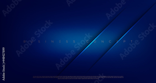 Abstract navy dark blue color lines with light effected cuts background for poster, website and design concepts. Vector illustration eps 10.