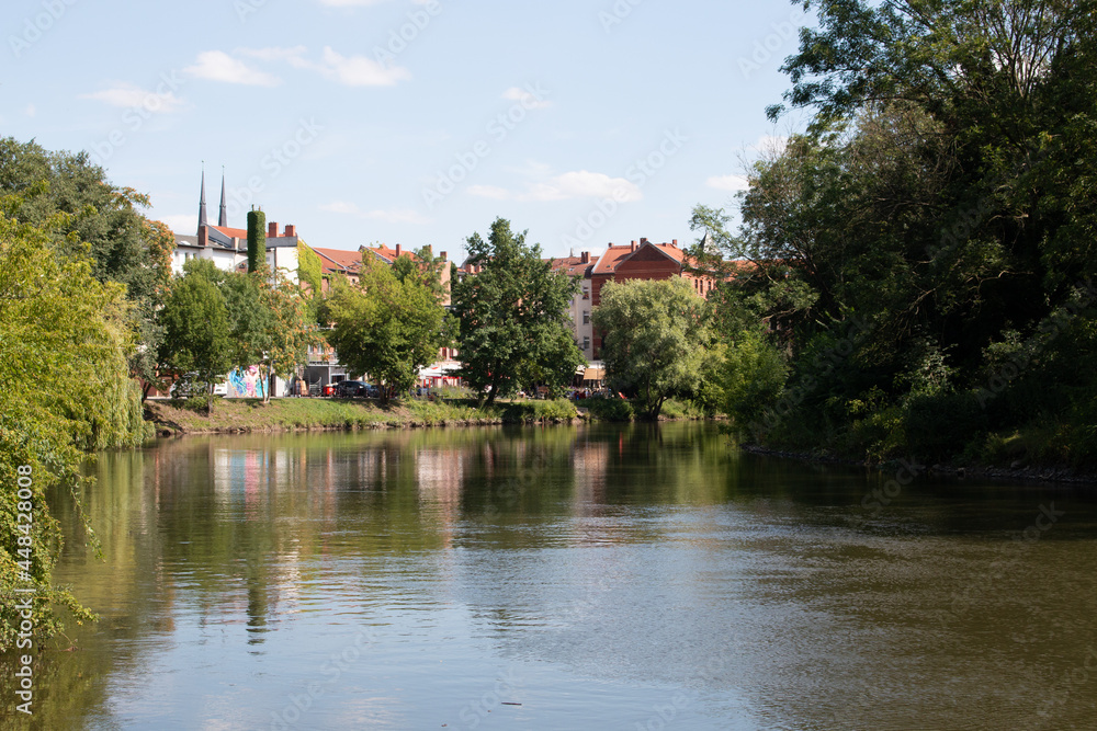 Obraz premium Fluss Saale 