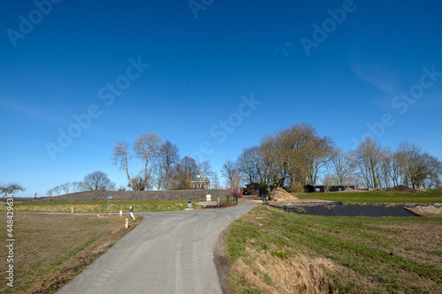 Historische vuurtoreneiland Kraggenburg (1848), Noodoostpolder, Flevoland Province, The Netherlands photo