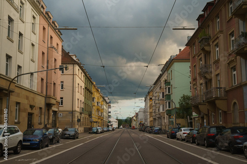 Fototapeta Naklejka Na Ścianę i Meble -  colorful german city street