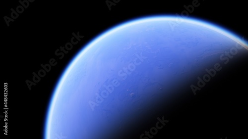 planet suitable for colonization, earth-like planet in far space, planets background