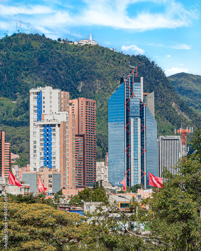 urban landscape of the city of bogota, located in south america