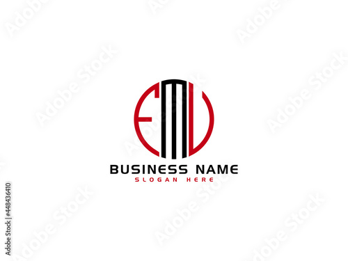 Creative EMV Logo Letter Vector Image Design For Business
