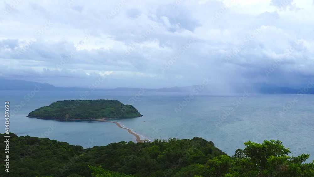 Fototapeta premium 魚見岳からの知林ヶ島5