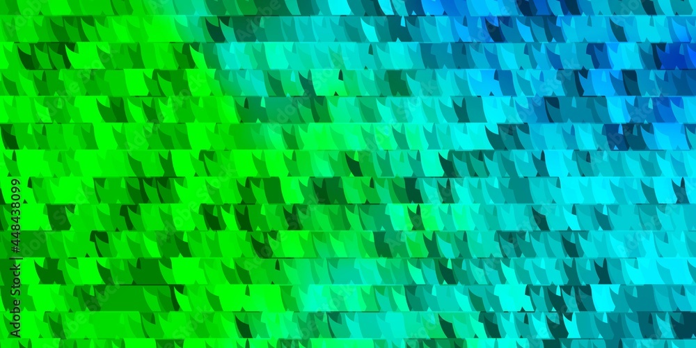 Light Blue, Green vector pattern with lines, triangles. Light Blue, Green vector pattern with lines, triangles.