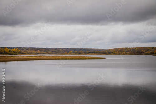lake and clouds