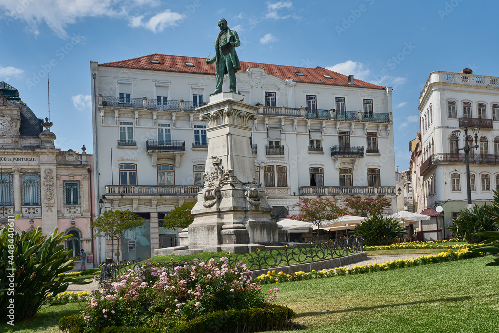 Largo da Portagem square, Coimbra, Porgutal