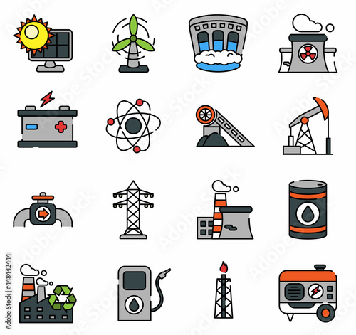 Power and Energy icons