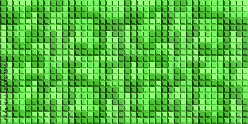 Green geometric background. Mosaic tiles pattern. Vector illustration. Green geometric background. Mosaic tiles pattern. Vector illustration.