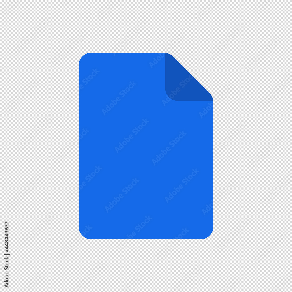 Simple document file icon isolated on transparent background. File, folder or document vector icon in flat style. Simple document file icon isolated on transparent background. File, folder or document vector icon in flat style.