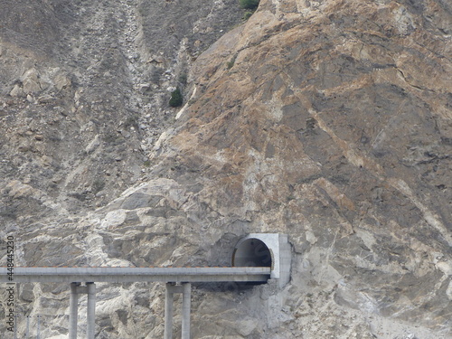 Tunnel in mountain