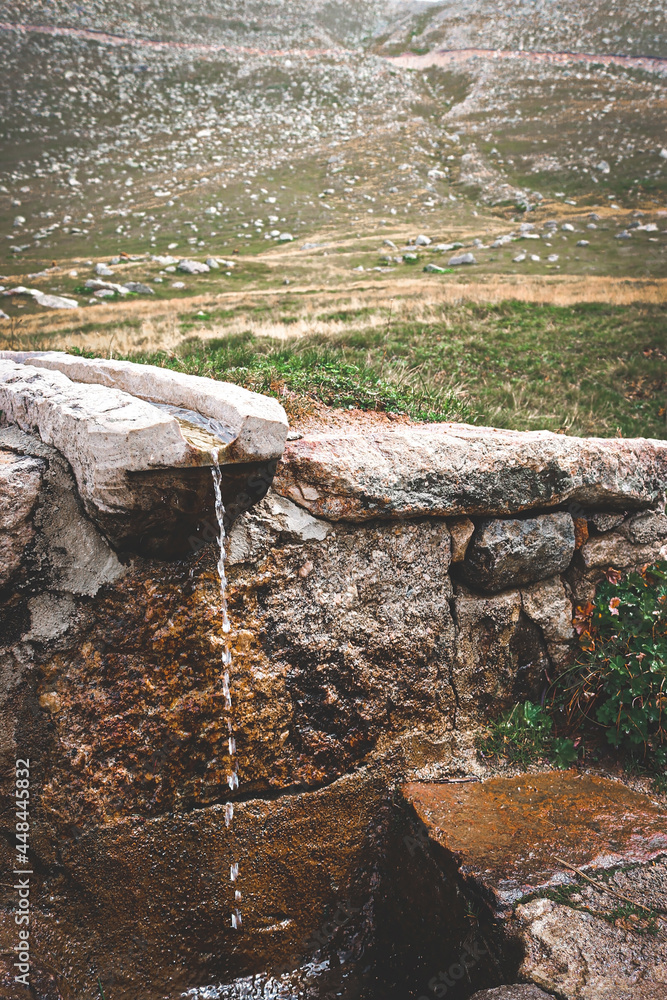 Obraz premium fountain on the mountain