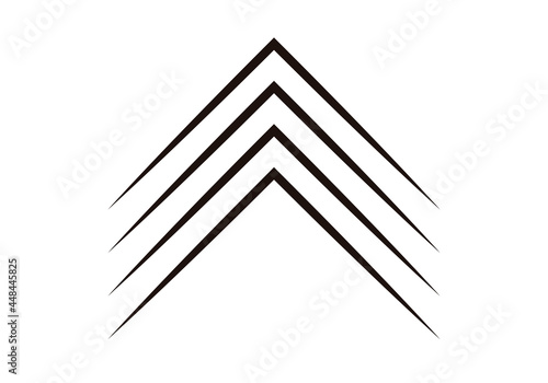 Icono de flecha para deslizar pagina web hacia arriba.