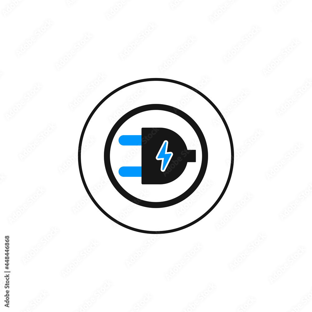 electric plug icon vector electric plug icon vector