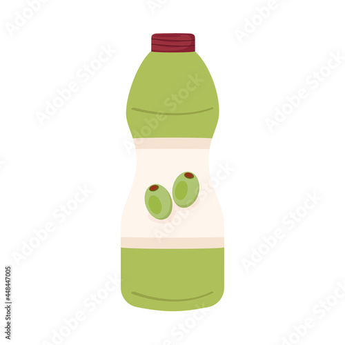 olive oil in bottle