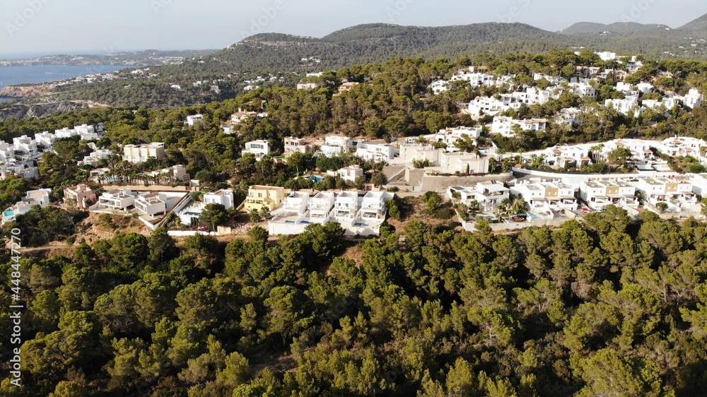 Ibiza bosque y casas
