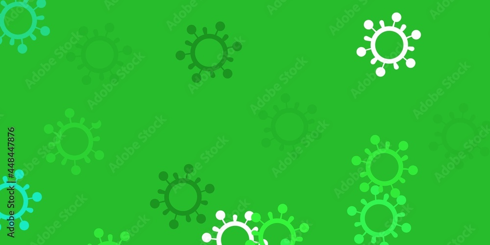 Light green vector template with flu signs. Light green vector template with flu signs.