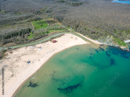 Wallpaper Mural Aerial spring view of Silistar beach near village of Rezovo, Bulgaria Torontodigital.ca