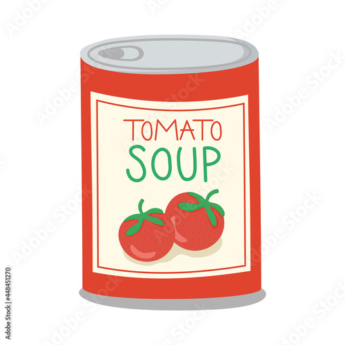 can of tomato soup