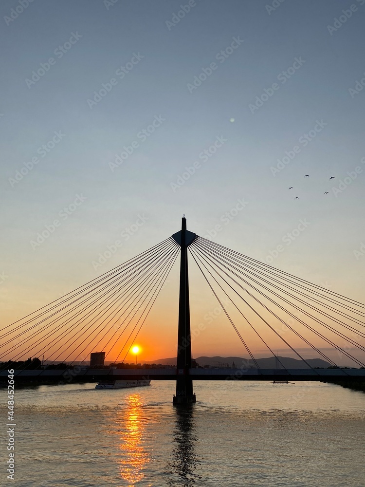 Obraz premium bridge over the river