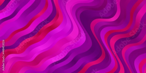 Light Pink vector layout with curves.