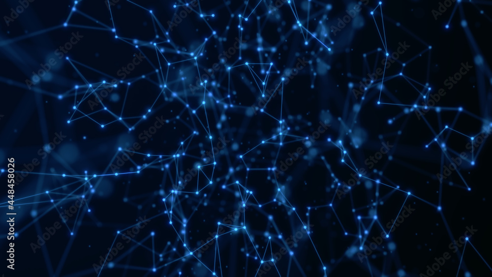 Abstract technology background from lines and dots. Plexus space geometrical backdrop Abstract technology background from lines and dots. Plexus space geometrical backdrop