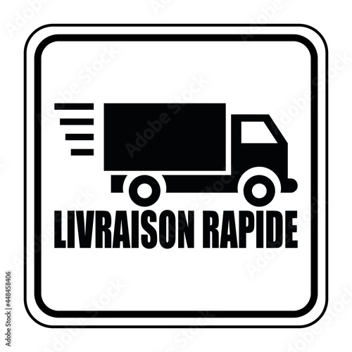 Logo livraison rapide.