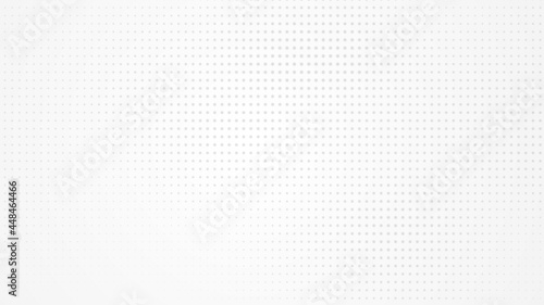 Dot white gray pattern gradient light texture background. Abstract  technology big data digital background. 3d rendering.