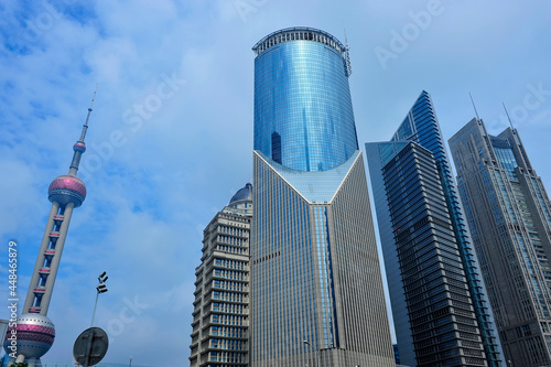 Shanghai world financial center skyscrapers in lujiazui group