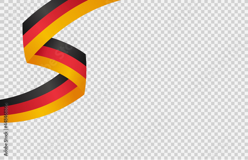Waving flag of Germany isolated on png or transparent background,Symbol of Germany,template for banner,card,advertising ,promote, TV commercial,web, vector illustration top gold sport winner