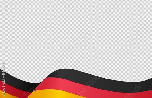 Waving flag of Germany isolated  on png or transparent  background,Symbol of Germany,template for banner,card,advertising ,promote, TV commercial,web, vector illustration top gold sport winner