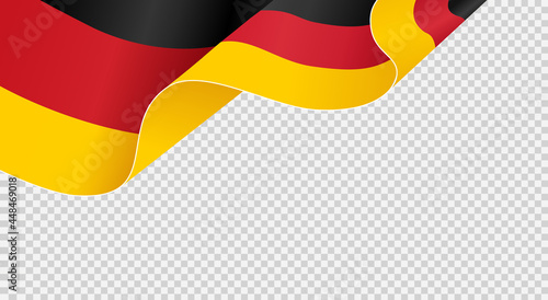 Waving flag of Germany isolated  on png or transparent  background,Symbol of Germany,template for banner,card,advertising ,promote, TV commercial,web, vector illustration top gold sport winner