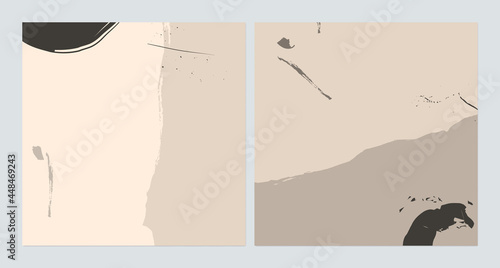 Abstract square background template design, brown nude shades