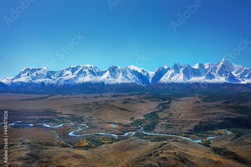 autumn forest mountains panorama  landscape trees  nature yellow season