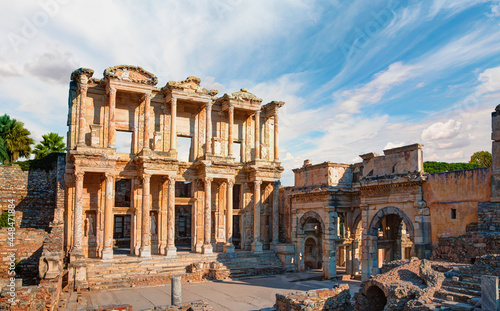 Celsus Library in Ephesus - Selcuk, Turkey