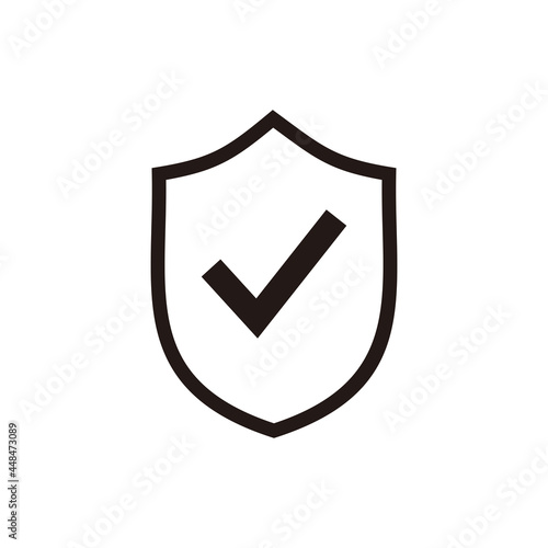 Free Download Shield with checkmark icon vector illustration symbol - GFXLoad